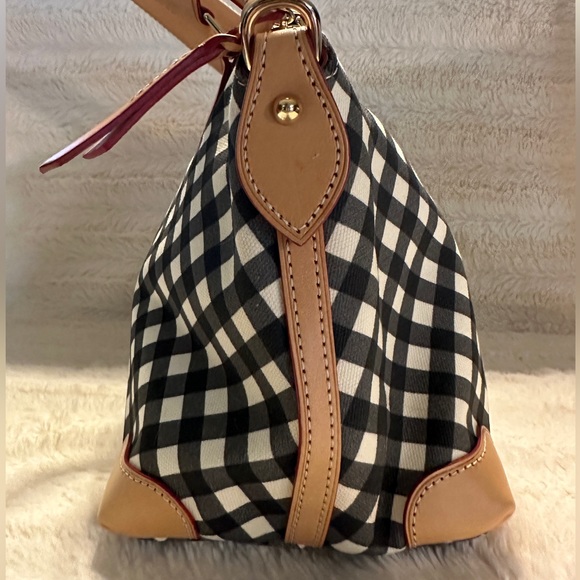 Rare Dooney & Bourke Gingham Audrey Satchel. EUC - Picture 3 of 10